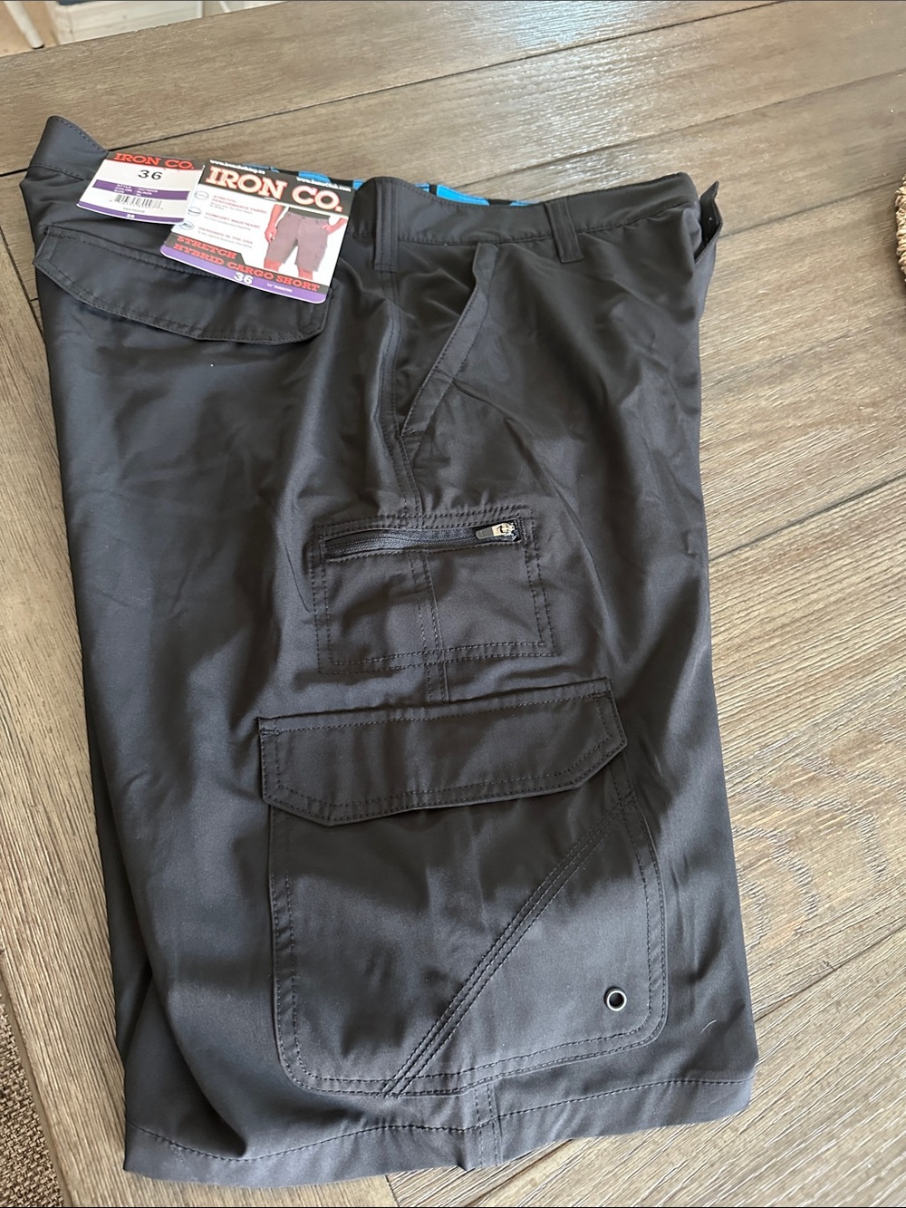 Men's Black Utility Cargo Pants
